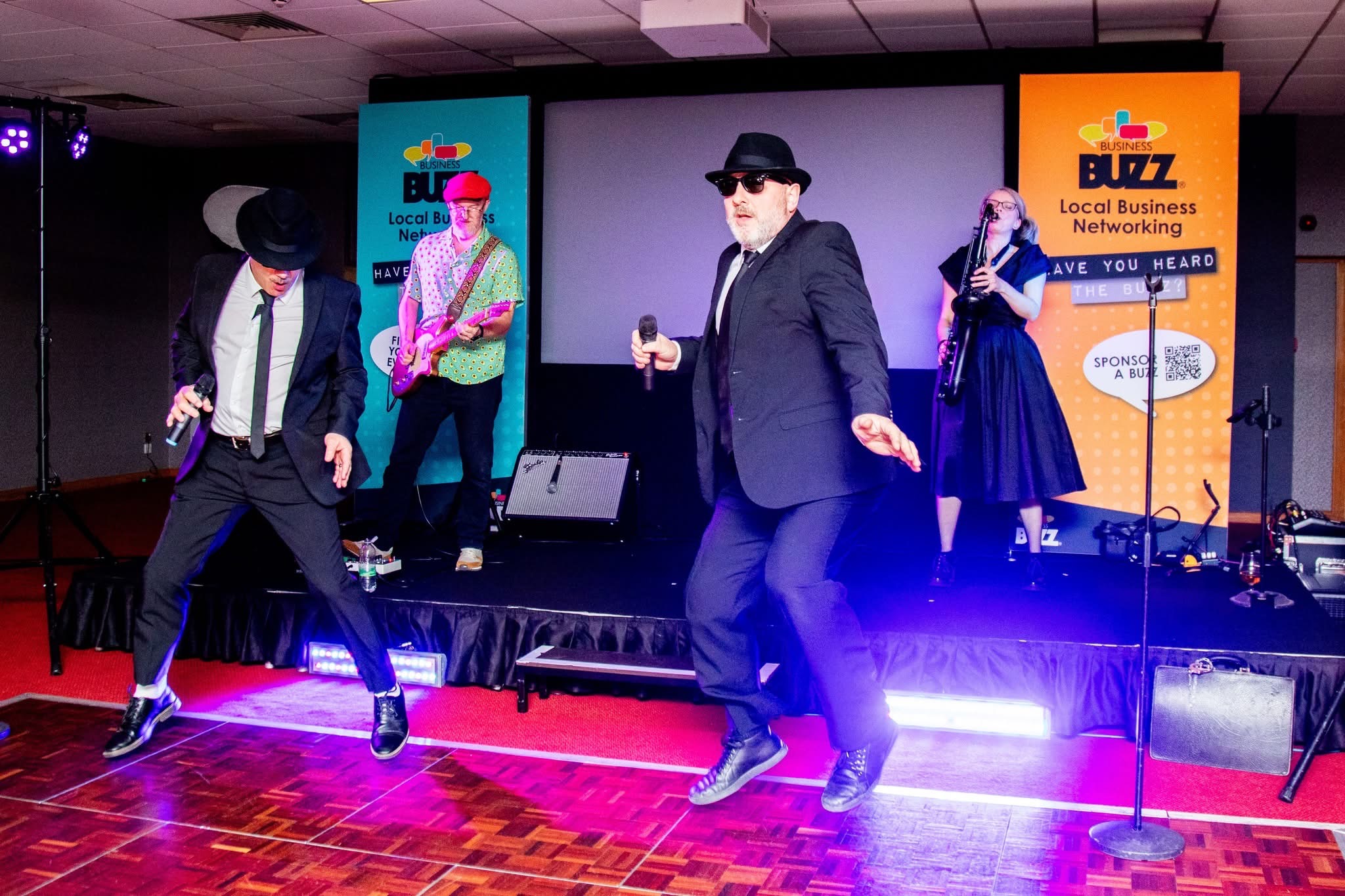 The All New Blues and Soul Revue delivering a high-energy corporate performance