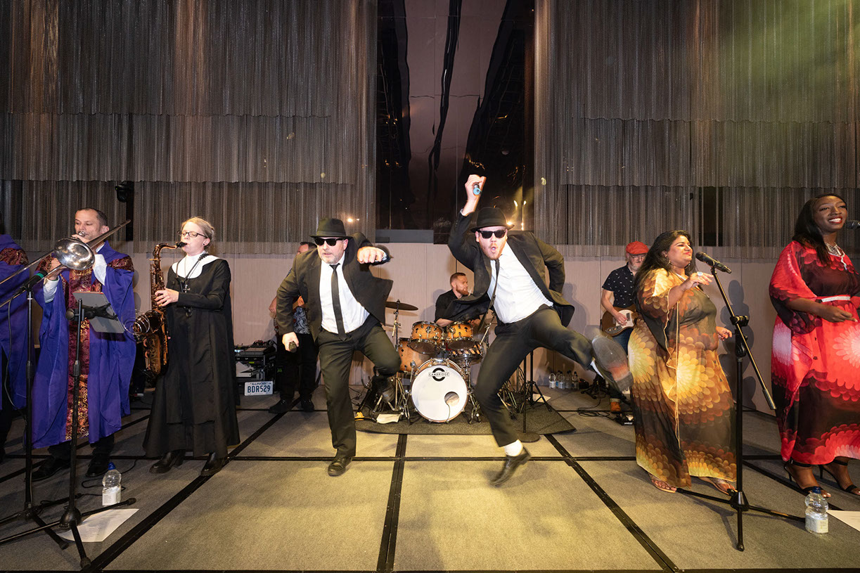 The All New Blues and Soul Revue performing live with the full band